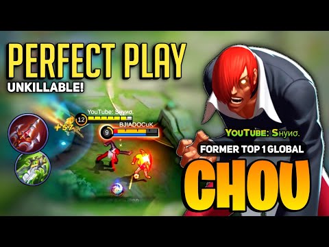 Chou Exp Lane Perfect Gameplay [ Chou Best Build Top Global ] By YT: Sнуиσ. - Mobile Legends