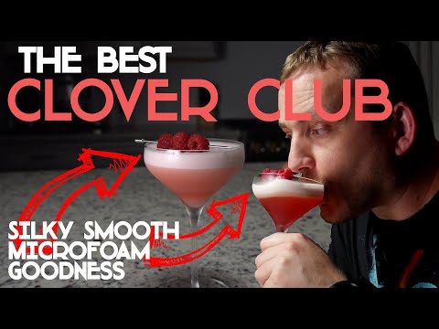 ADVANCED Technique for Better Cocktails, The Clover Club