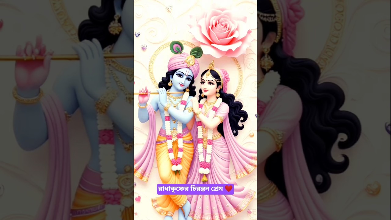 রাধাকৃষ্ণের চিরন্তন প্রেম ❤️🌿🥀🌿