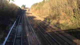 preview picture of video 'XC HST DIVERSION XC02 43357/303 at Sutton Bonington 13/01/13'