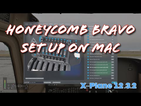 X-Plane 12 Honeycomb Bravo-Setup auf einem Mac