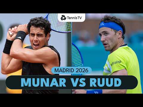 Casper Ruud BAGELS Jaume Munar 🥯 | Madrid 2026 Highlights