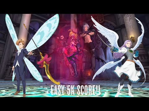 5K SCORE NEW FINAL BOSS | KING + MARGARET SLAP DEMON TRIO | 7DS : GRAND CROSS