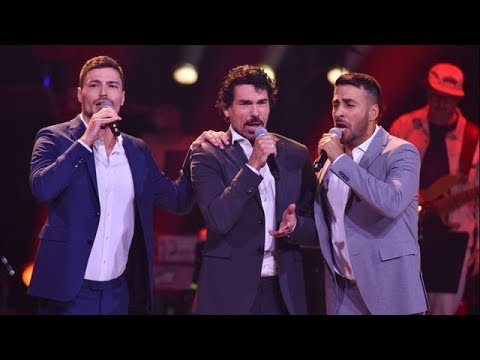Giovannis drei Tenöre: Laszlo, Germán & Val mit dem Hit "The Prayer" von Il Divo