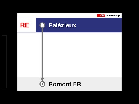 annonces CFF • RE • Palézieux – Romont FR