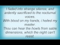 Thyrane - Black Harmony Lyrics 