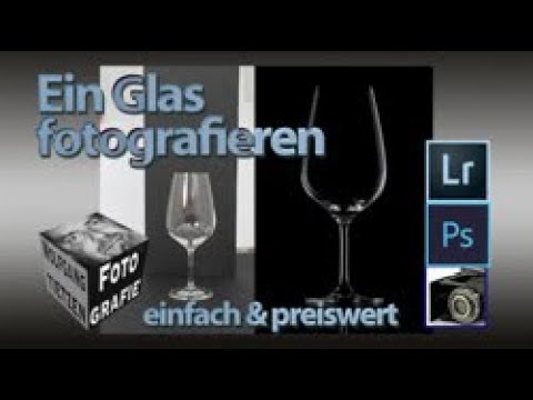 Ein Glas fotografieren - einfach und preiswert