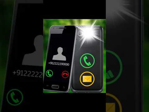 Call Flash Light Alerts Kaise On Kare 💥 Flash On Call Settings #flashoncall