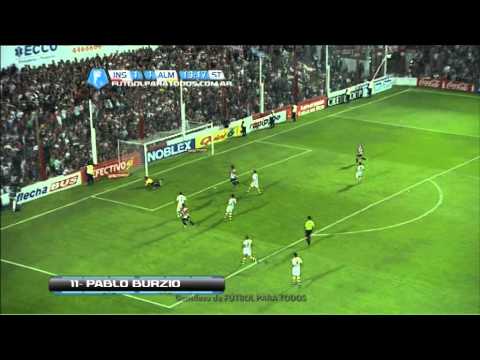 Gol de Burzio. Instituto 2 Almirante 1.Fecha 35.Torneo Primera B Nacional.Fútbol Para Todos
