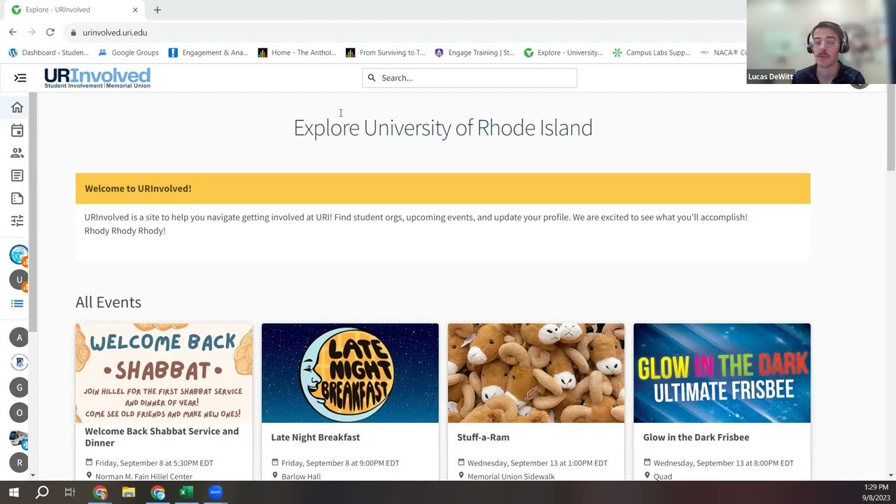 Creating Meetings in URInvolved