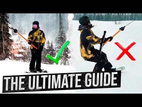 The Ultimate Guide to Snowboard Lifts: How to use T-bar lifts - Beginner Snowboarding