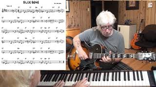 BLUE GENE - Jazz guitar &amp; piano cover ( Mal Waldron )