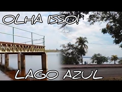 MOSTRANDO a PRAIA DO LAGO AZUL de São Simão go 