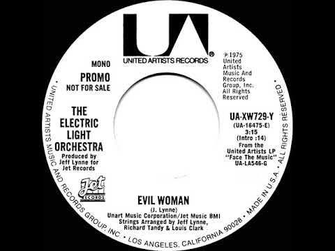 1976 Electric Light Orchestra - Evil Woman (mono radio promo 45)