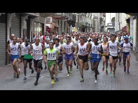 Corsa in montagna Ivrea - Mombarone 2016 - partenza