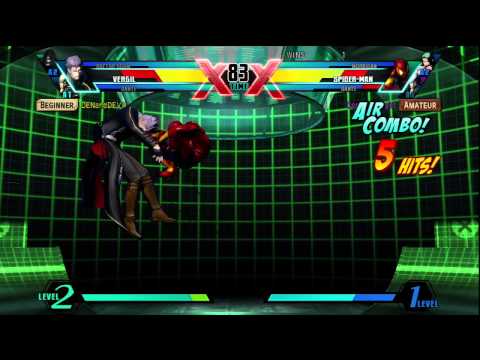 Ultimate Marvel vs Capcom 3 (PS3) -- Non-Ranked Matches 224 - Vergil Shenanigans and Doom Spam