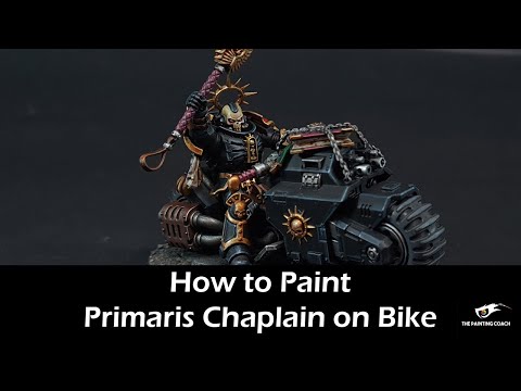 How to Paint Primaris Chaplain on Bike