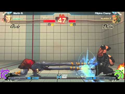 SSF4: Filipino Champ vs Martin B. - Alpha Clash 12