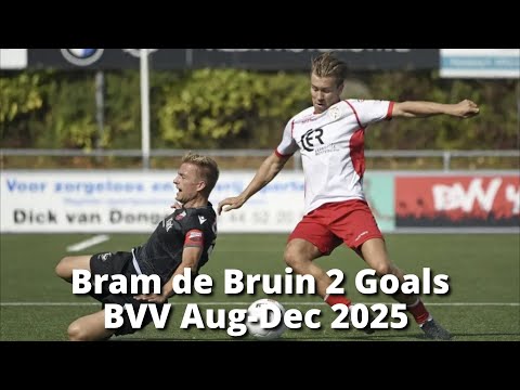 Bram de Bruin 2 Goals BVV Aug-Dec 2025 @2ndDivision