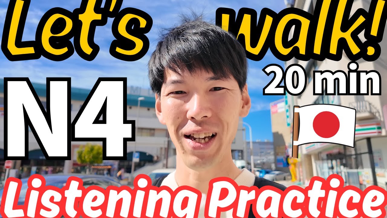 20 mins N4 Japanese Listening Practice: Let's walk around Matsumoto station!