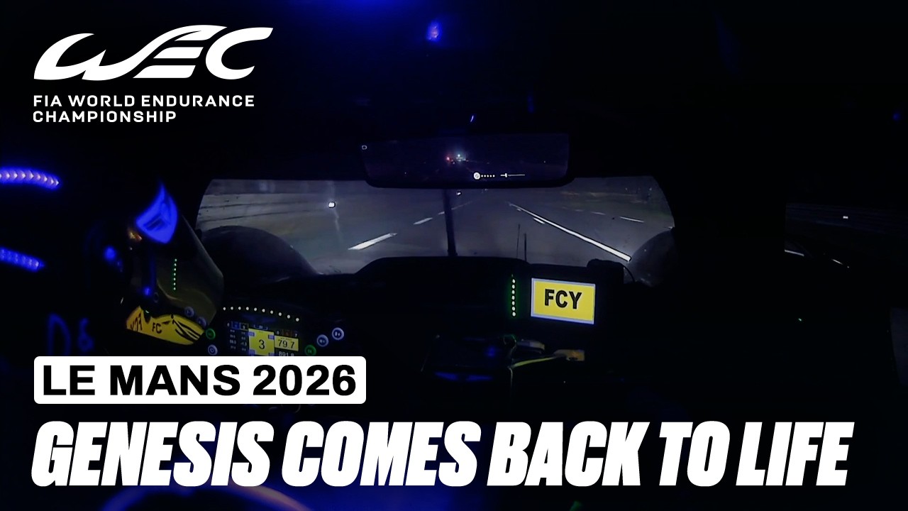 Onboard as Genesis Comes Back to Life on the Mulsanne Straight | 24 Hours of Le Mans 2026 | FIA WEC