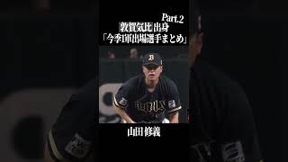 【敦賀気比高】出身パ・リーグ選手まとめpart2 #shorts