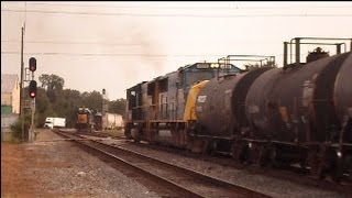 preview picture of video 'Busy CSX Train Line Plant City Florida'