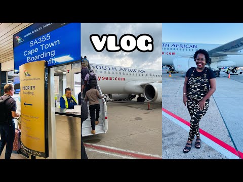 Travel / Fly With Me | Johannesburg To Cape Town With South African Airways✈️🇿🇦