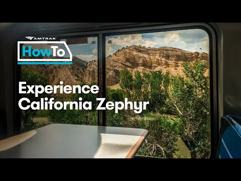 #AmtrakHowTo Experience California Zephyr