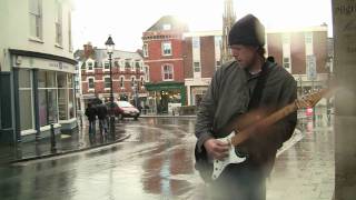 Glastonbury buskers Matthew Green playing the blues  PART 1