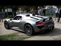 Porsche 918 Spyder STRANGE SOUND in Budapest