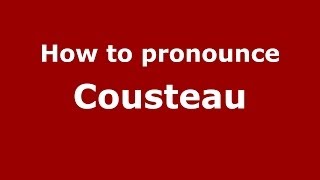 How to pronounce Cousteau