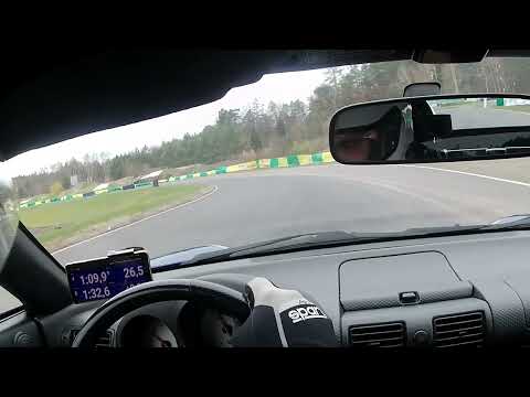 Toyota MR2 W30 - Autodrom Sosnové - Best lap 1,09,6  (Corners.cz trackday)