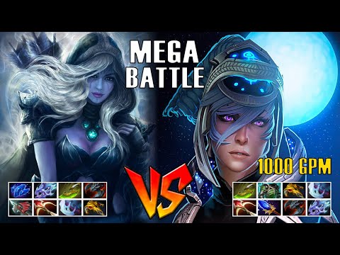 Epic battle Drow ranger full items vs pro luna full items - Godadico Dota
