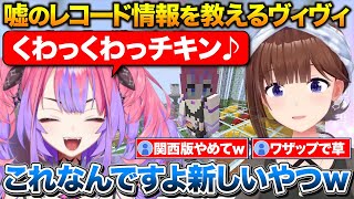 そら先輩にチキンの歌関西verを披露するヴィヴィ+大人数だと大人しくなる事を見抜かれてた話【ホロライブ/綺々羅々ヴィヴィ/ときのそら/切り抜き】