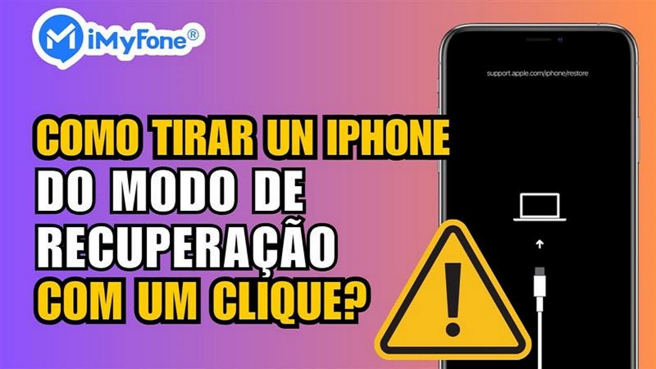 Tirar iPone no modo de recuperação