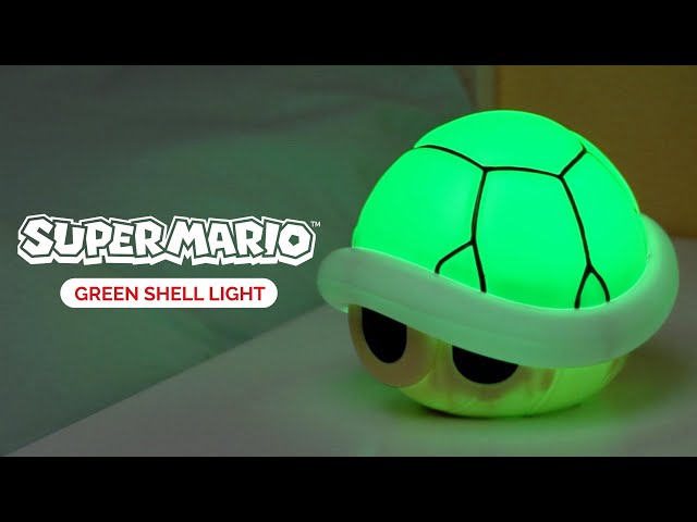 Paladone Icon Lámpara Super Mario Caparazón Verde video