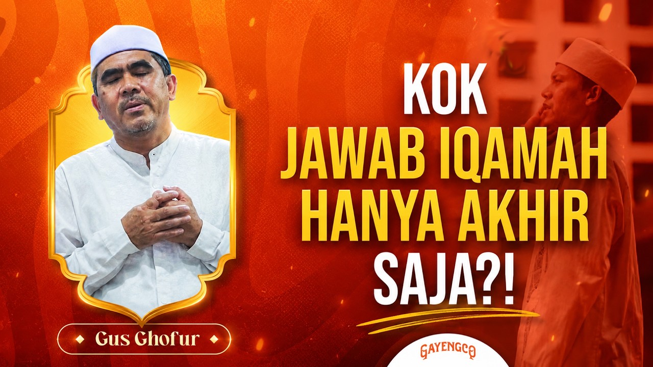 Gus Ghofur: Syafaat Nabi Setelah Baca Doa Ini