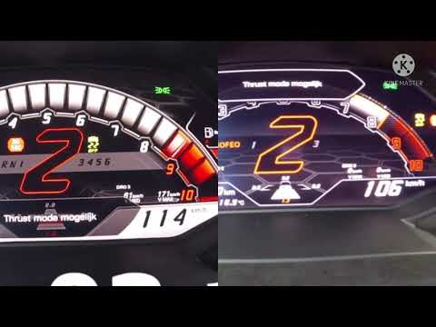 Huracan Performante vs Huracan STO 0-300 kmh