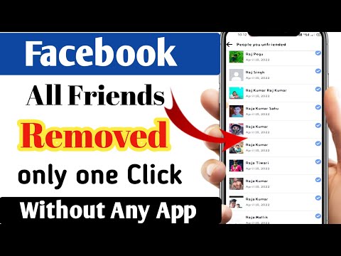 How to Unfriend all friends on Facebook 2022 | in one Click|how to remove all friends from Facebook