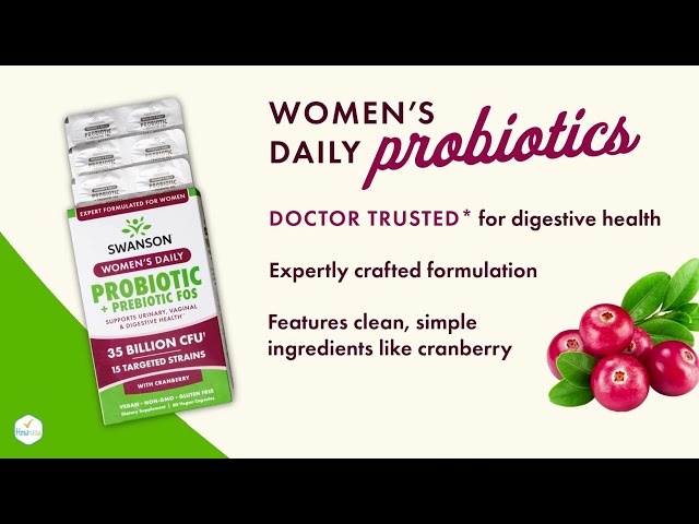 Women's Daily Probiotic + Prebiotic FOS Video