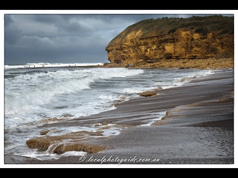 Walk to Bells Beach on a breezy day