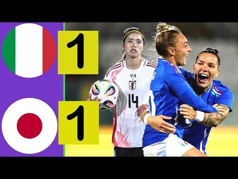 Italy vs Japan | Women’s International Friendly 24-10-2025