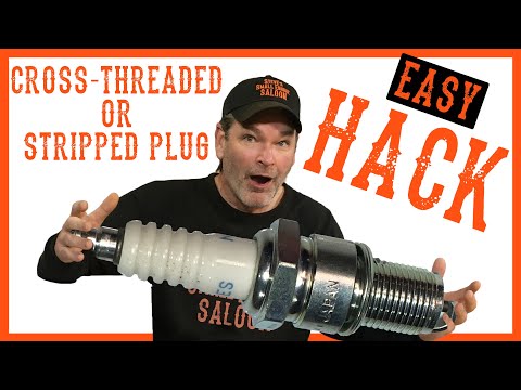 How To Fix Stripped Spark Plug Threads For Free With...