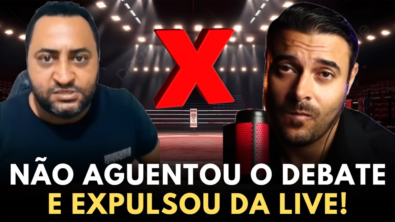 Antonio Miranda EXPULSA Prof. Marcos da live, FOGE do debate e MENTE descaradamente!