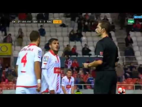 Gol de KONE (Racing) - Sevilla FC vs Racing de Santander - Copa del Rey
