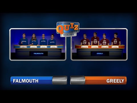 High School Quiz Show: Maine- Season 3 State Championship: Falmouth vs Greely