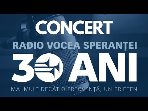 CONCERT ANIVERSAR | Radio Vocea Speranței 30 de ani | Live de la Sala Radio din București