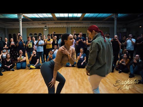 Dani J & Kewin Cosmos - Mentiras | Bachata Workshop | Magda & Valeria