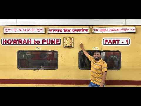 HOWRAH to BILASPUR : AZAD HIND Express Journey PART 1 | Indian Railways